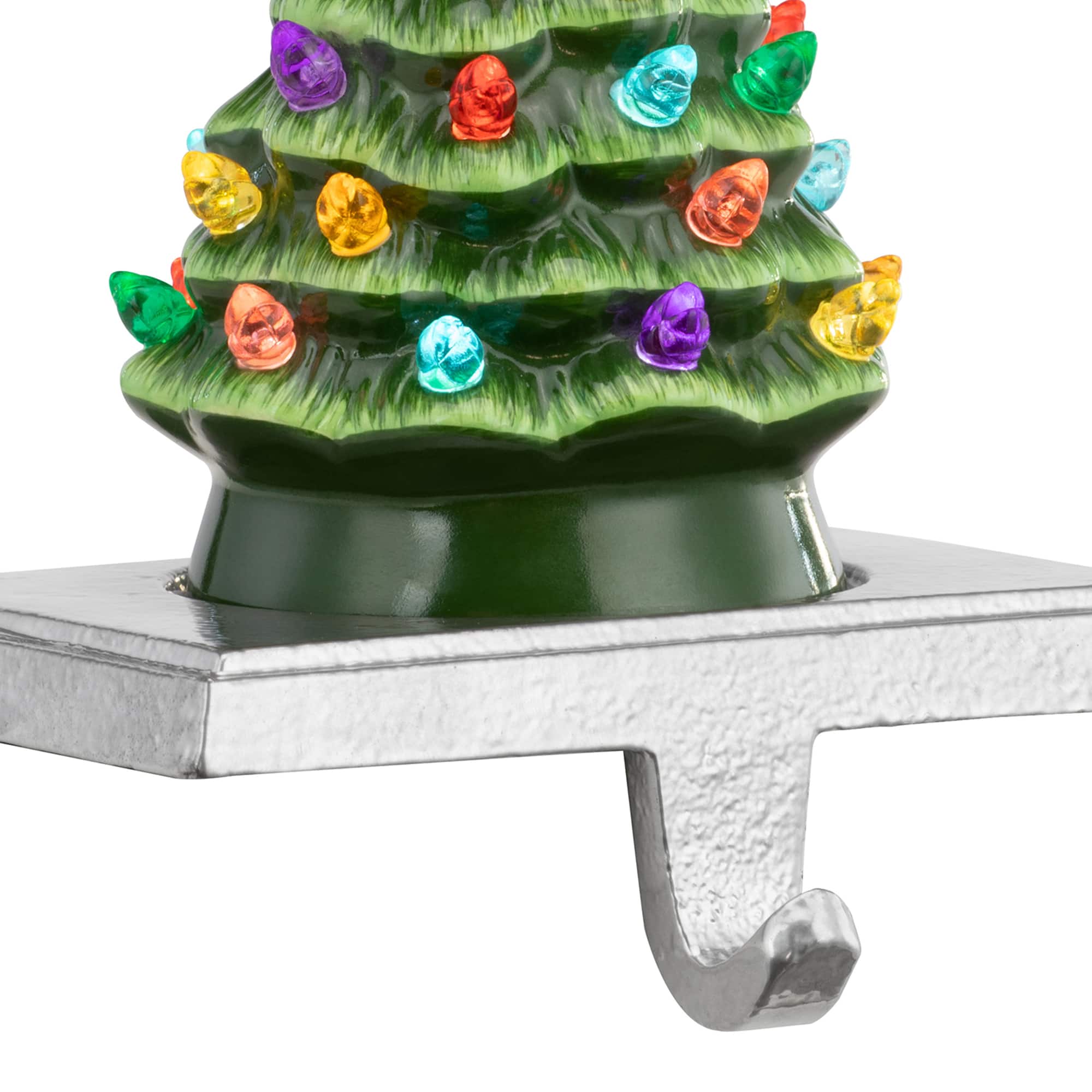 Tree Illuminated Stocking Hanger